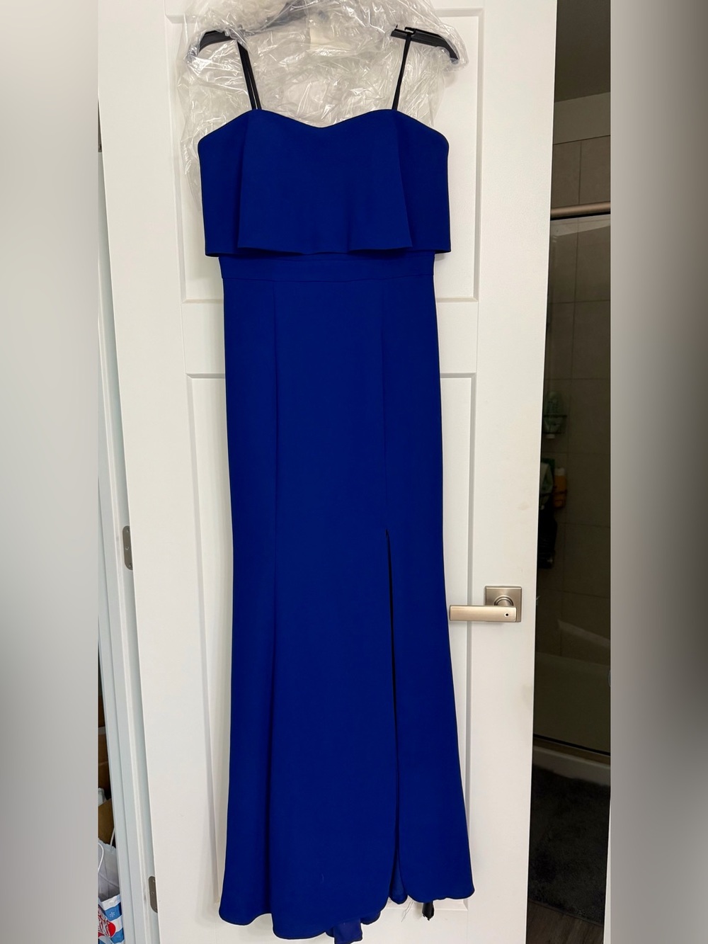 Royal Blue Floor Length Dress